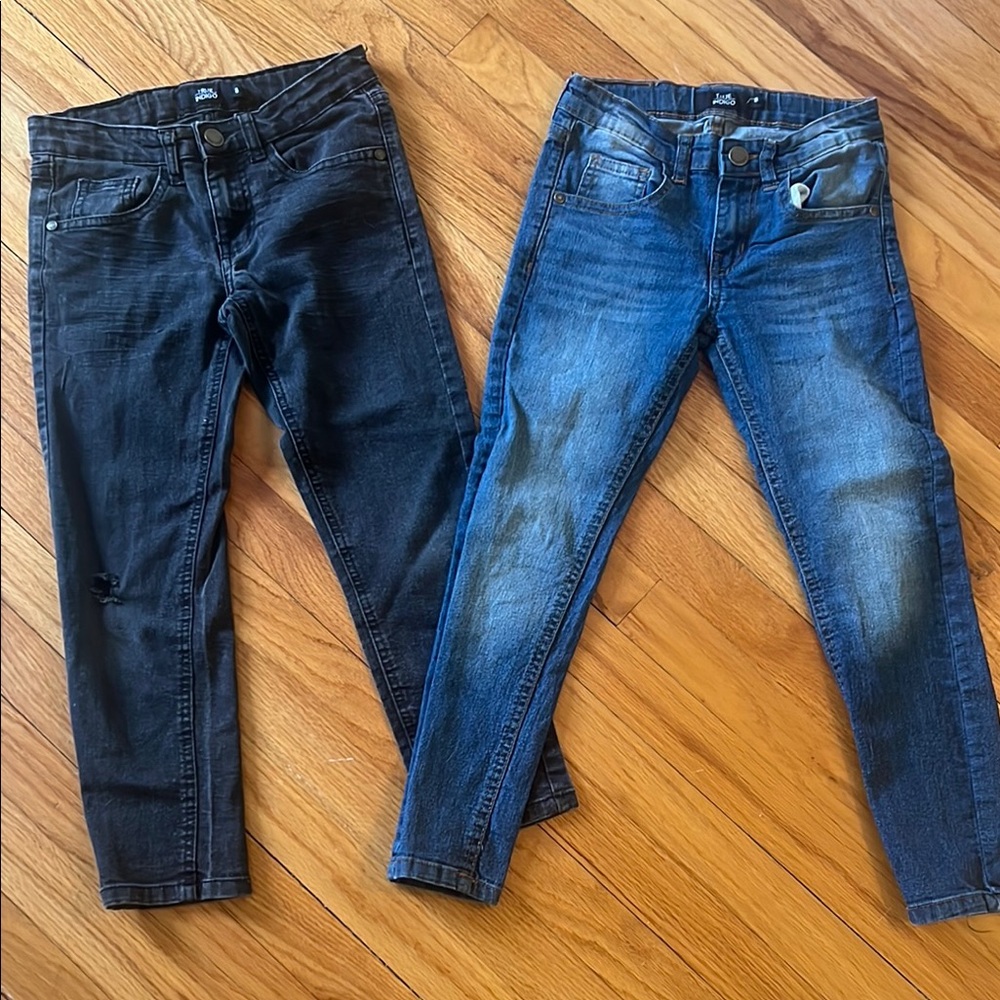 Classic Black and Blue Slim Fit Jeans